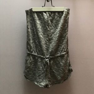 Heathered Grey Romper